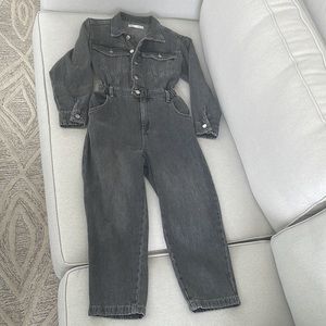 Zara kids jeans jumpsuit